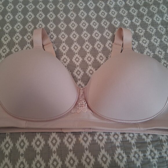 Vanity Fair Bra Style 71380 Wirefree 40D Dusty Pink - Picture 3 of 6